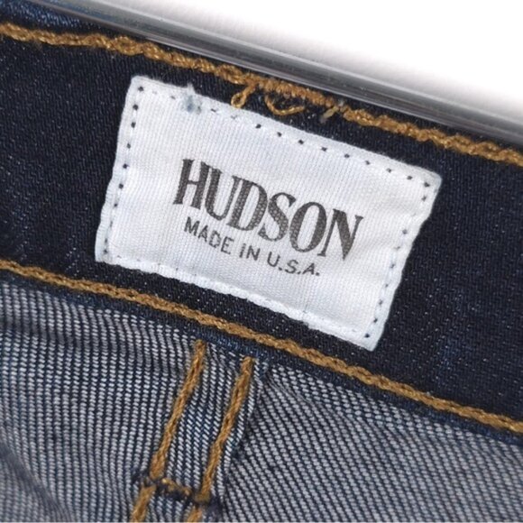 HUDSON USA MADE NICO SUPER SKINNY MIDRISE Jeans RUFF WM407DIV Size 27 - Picture 3 of 12